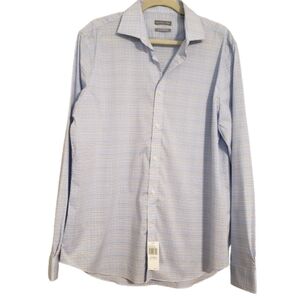 Michael Kors Slim Fit Stretch Ultra Blue size L 16 1/2 34/35 NWT